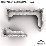 Tabletop Terrain Ruins The Fallen Cathedral - Hall