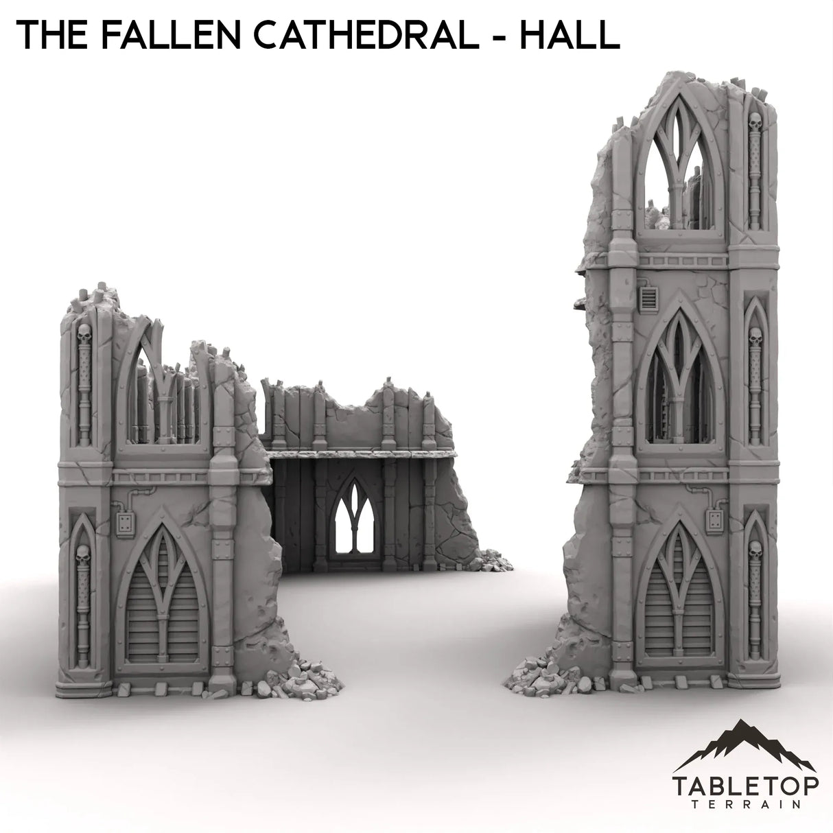 Tabletop Terrain Ruins The Fallen Cathedral - Hall