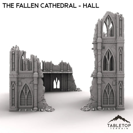 Tabletop Terrain Ruins The Fallen Cathedral - Hall