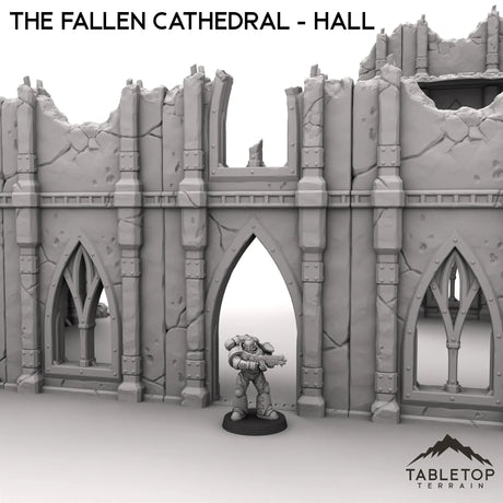 Tabletop Terrain Ruins The Fallen Cathedral - Hall