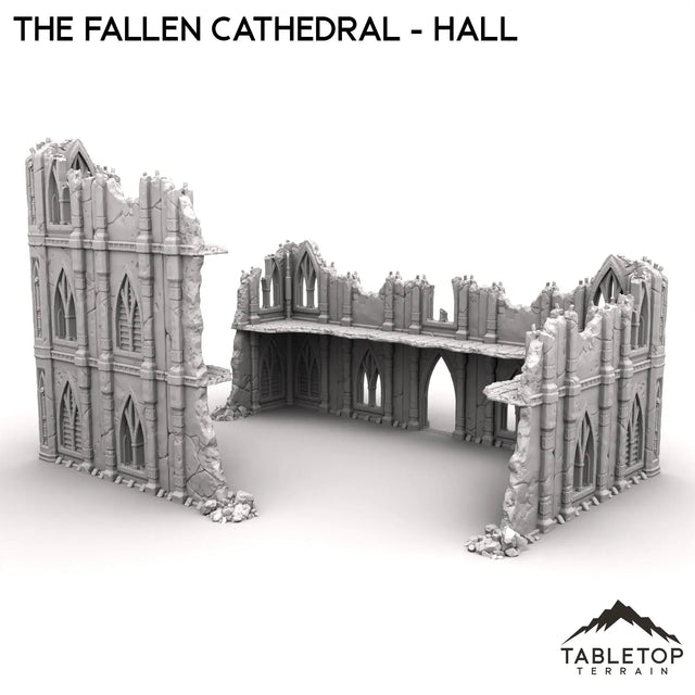 Tabletop Terrain Ruins The Fallen Cathedral - Hall