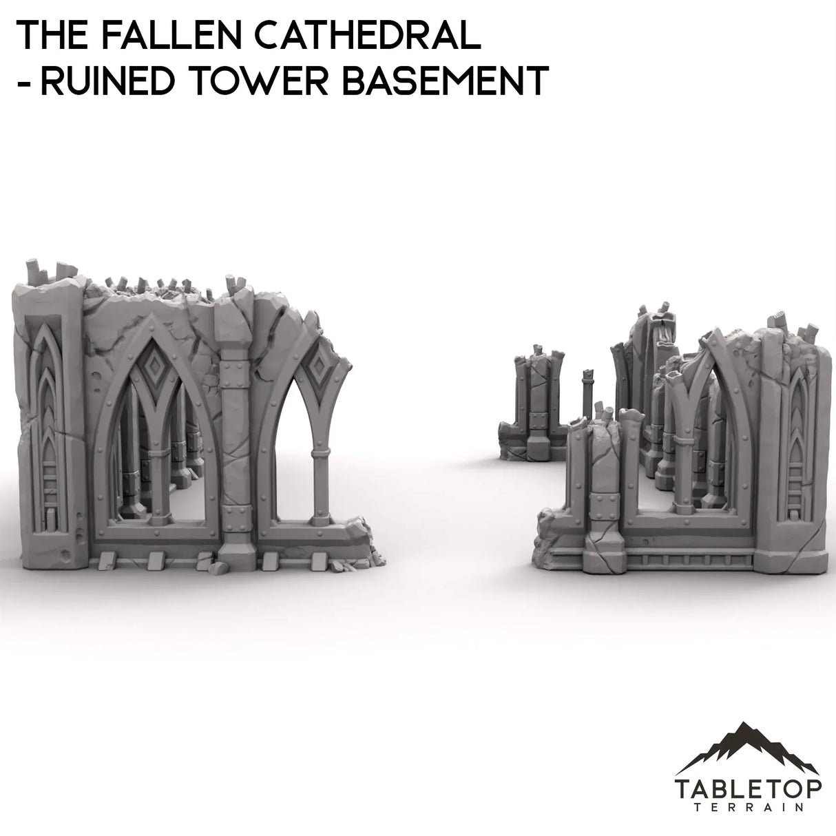 Tabletop Terrain Ruins The Fallen Cathedral - Ruined Tower Basement