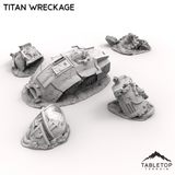 Tabletop Terrain Ruins Titan Wreckage