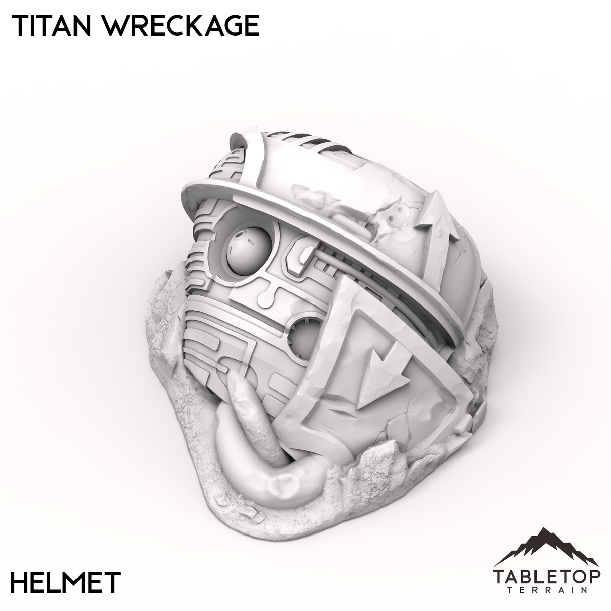 Tabletop Terrain Ruins Titan Wreckage