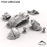 Tabletop Terrain Ruins Titan Wreckage