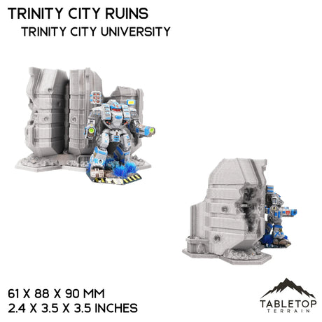 Tabletop Terrain Ruins Trinity City University HEXTECH Trinity City Ruins - 6mm