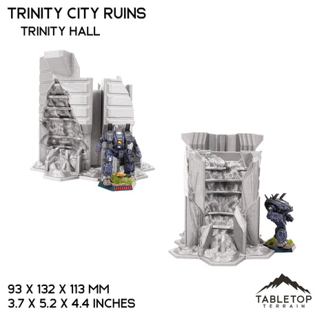 Tabletop Terrain Ruins Trinity Hall HEXTECH Trinity City Ruins - 6mm