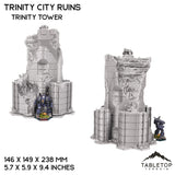 Tabletop Terrain Ruins Trinity Tower HEXTECH Trinity City Ruins - 6mm