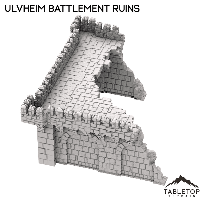 Tabletop Terrain Ruins Ulvheim Battlement Ruins - Fantasy Ruin
