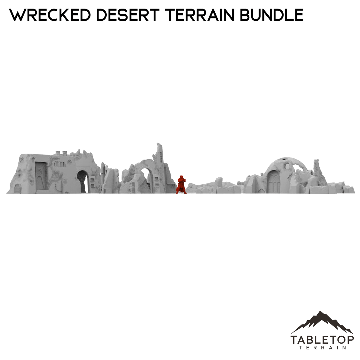 Tabletop Terrain Ruins Wrecked Desert Terrain Bundle