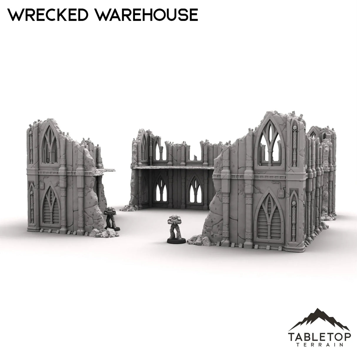 Tabletop Terrain Ruins Wrecked Warehouse
