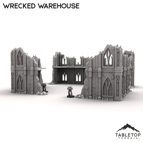 Tabletop Terrain Ruins Wrecked Warehouse