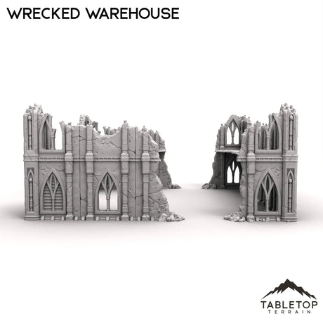 Tabletop Terrain Ruins Wrecked Warehouse
