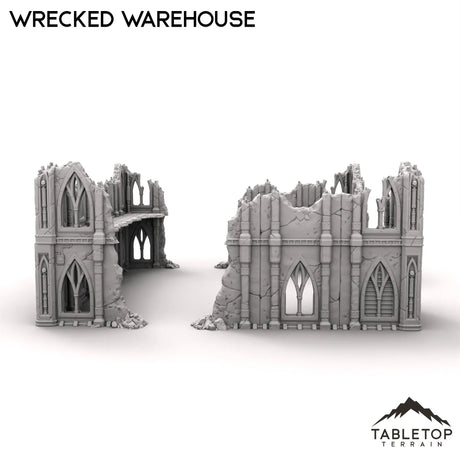 Tabletop Terrain Ruins Wrecked Warehouse