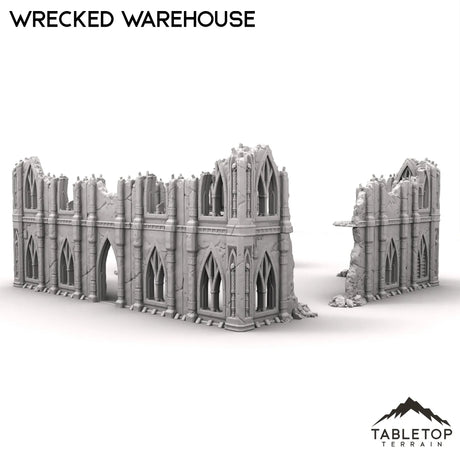 Tabletop Terrain Ruins Wrecked Warehouse