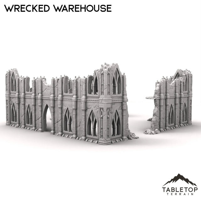 Tabletop Terrain Ruins Wrecked Warehouse
