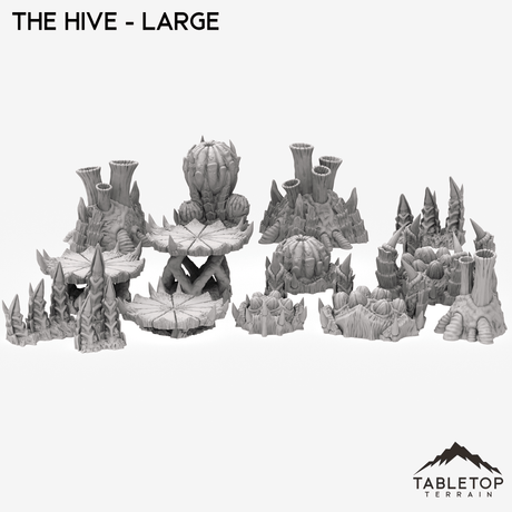 Tabletop Terrain Scatter Terrain 28/32mm / Large The Hive - Scatter Terrain