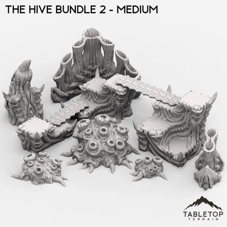 Tabletop Terrain Scatter Terrain 28/32mm / Medium The Hive Bundle 2 - Infested Scatter Terrain