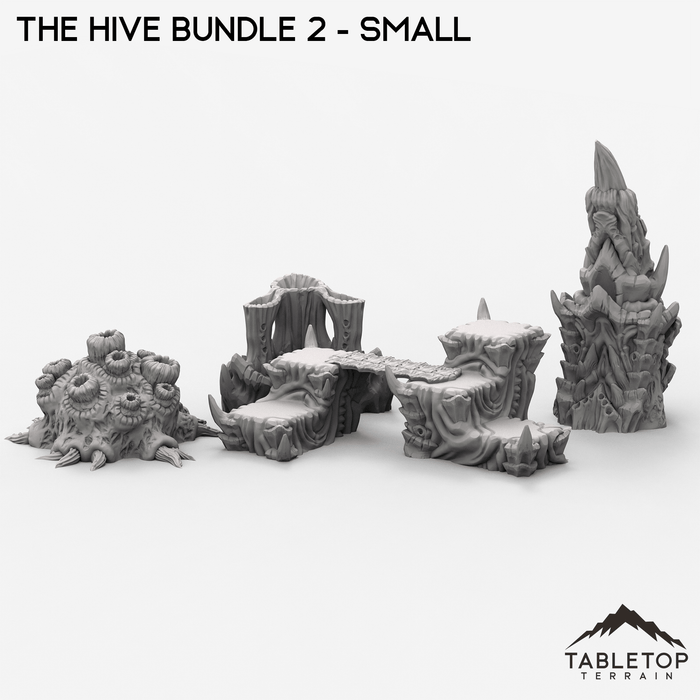 Tabletop Terrain Scatter Terrain 28/32mm / Small The Hive Bundle 2 - Infested Scatter Terrain