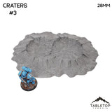 Tabletop Terrain Scatter Terrain 32mm / Crater 3 Craters