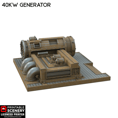 Tabletop Terrain Scatter Terrain 40Kw Generator