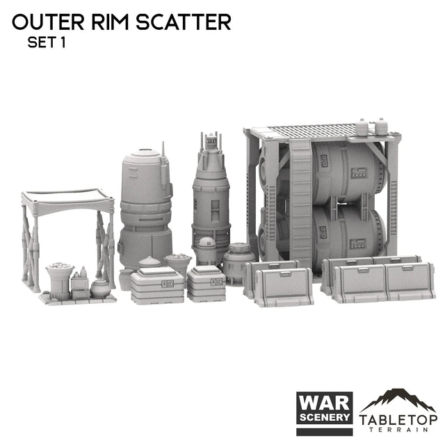 Tabletop Terrain Scatter Terrain 40mm / Both Sets Outer Rim Scatter