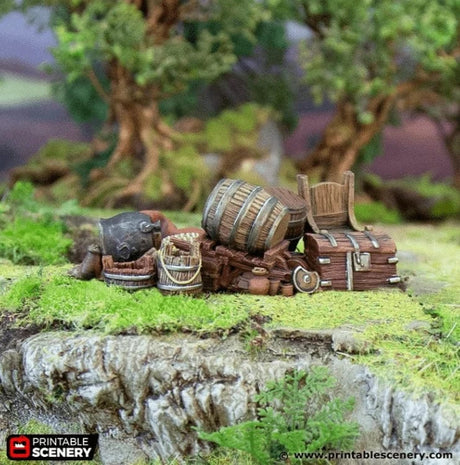 Tabletop Terrain Scatter Terrain Barricades - Hagglethorn Hollow - Scatter Terrain
