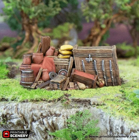 Tabletop Terrain Scatter Terrain Barricades - Hagglethorn Hollow - Scatter Terrain