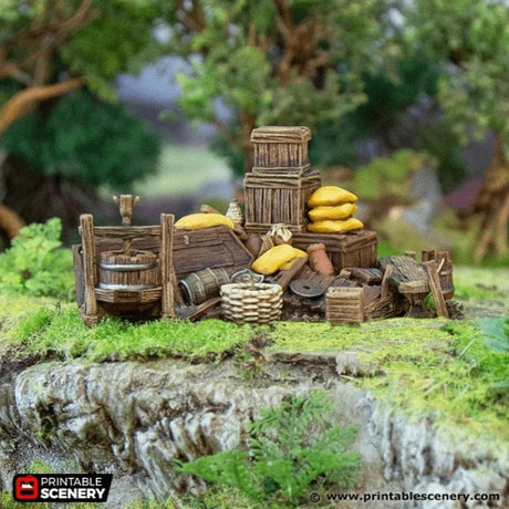 Tabletop Terrain Scatter Terrain Barricades - Hagglethorn Hollow - Scatter Terrain