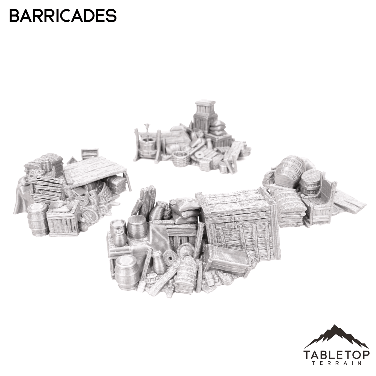 Tabletop Terrain Scatter Terrain Barricades - Hagglethorn Hollow - Scatter Terrain