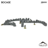 Tabletop Terrain Scatter Terrain Bocage / Winter Bocage - Country & King - Fantasy Historical Scatter Terrain