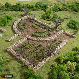 Tabletop Terrain Scatter Terrain Bocage / Winter Bocage - Country & King - Fantasy Historical Scatter Terrain