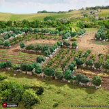 Tabletop Terrain Scatter Terrain Bocage / Winter Bocage - Country & King - Fantasy Historical Scatter Terrain