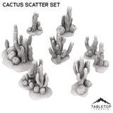 Tabletop Terrain Scatter Terrain Cactus Scatter Set - Old Wild Western Rush