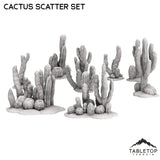 Tabletop Terrain Scatter Terrain Cactus Scatter Set - Old Wild Western Rush