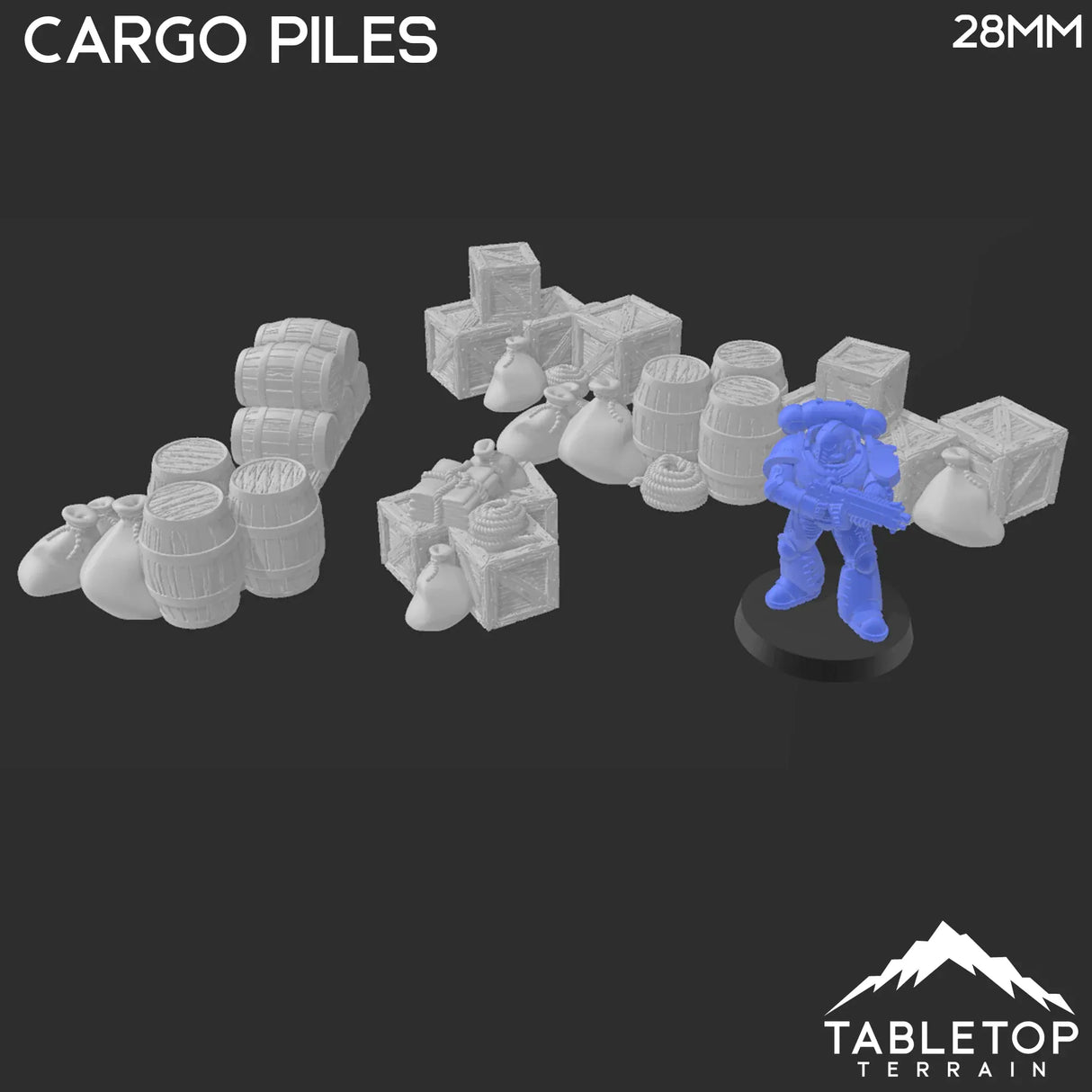 Tabletop Terrain Scatter Terrain Cargo Piles - Pirate Scatter Terrain