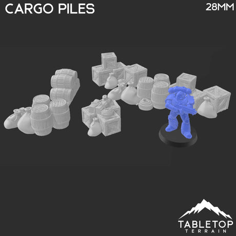 Tabletop Terrain Scatter Terrain Cargo Piles - Pirate Scatter Terrain
