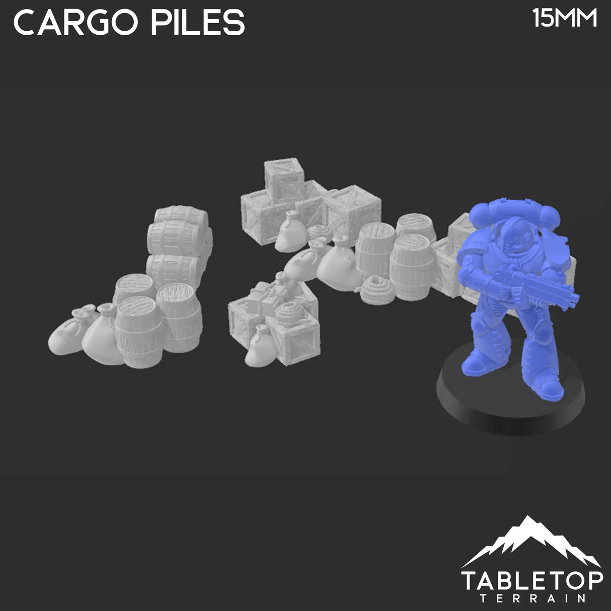 Tabletop Terrain Scatter Terrain Cargo Piles - Pirate Scatter Terrain