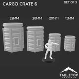Tabletop Terrain Scatter Terrain Cargo Scatter Set - Star Wars Legion Scatter Terrain
