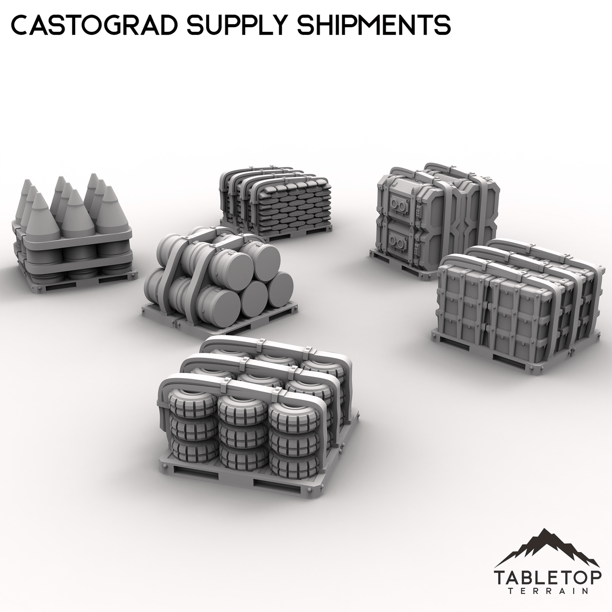 Tabletop Terrain Scatter Terrain Castograd Supply Shipments