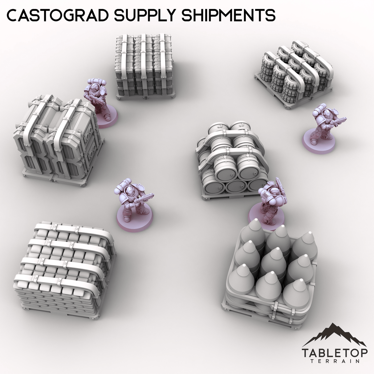 Tabletop Terrain Scatter Terrain Castograd Supply Shipments