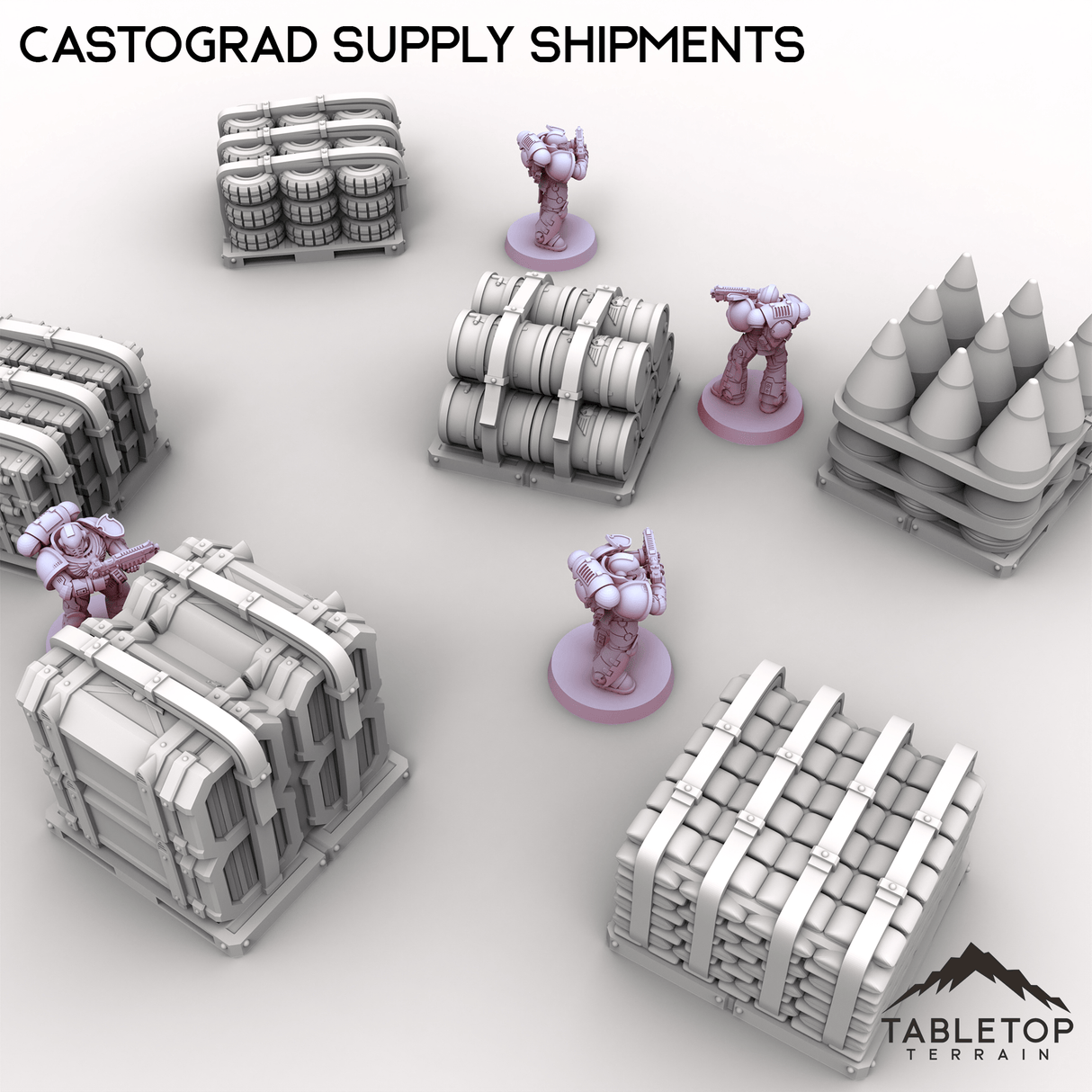 Tabletop Terrain Scatter Terrain Castograd Supply Shipments