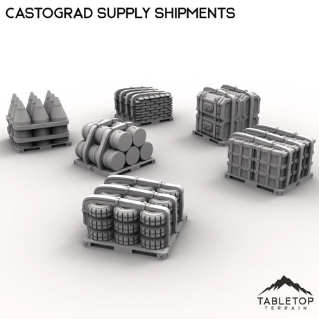 Tabletop Terrain Scatter Terrain Castograd Supply Shipments