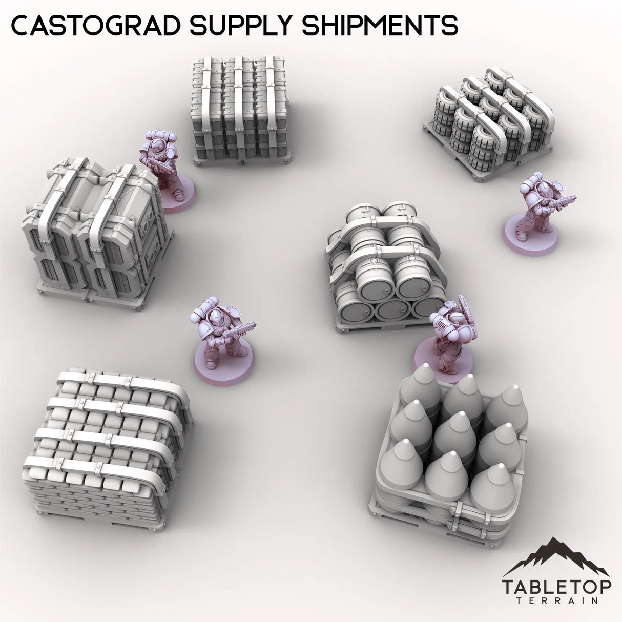 Tabletop Terrain Scatter Terrain Castograd Supply Shipments