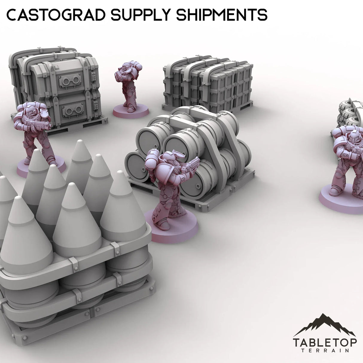 Tabletop Terrain Scatter Terrain Castograd Supply Shipments