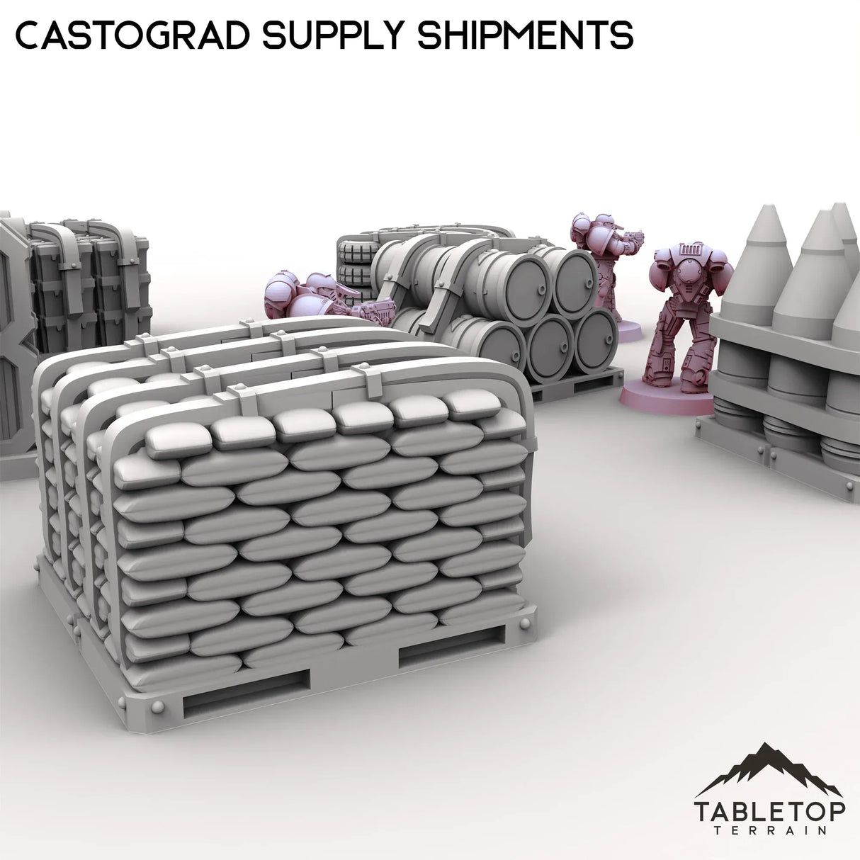 Tabletop Terrain Scatter Terrain Castograd Supply Shipments
