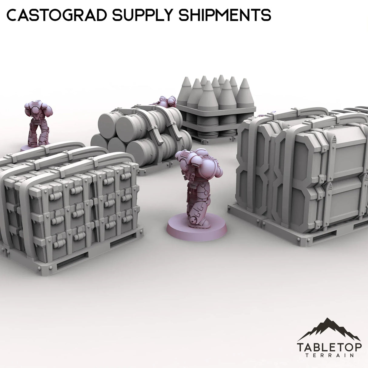 Tabletop Terrain Scatter Terrain Castograd Supply Shipments