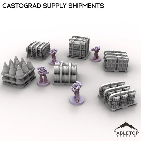 Tabletop Terrain Scatter Terrain Castograd Supply Shipments