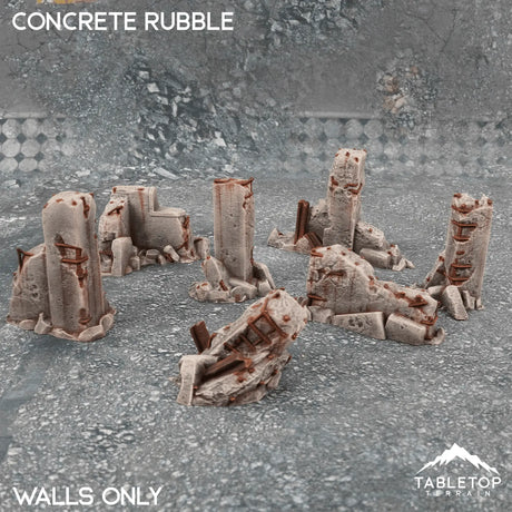 Tabletop Terrain Scatter Terrain Concrete Rubble