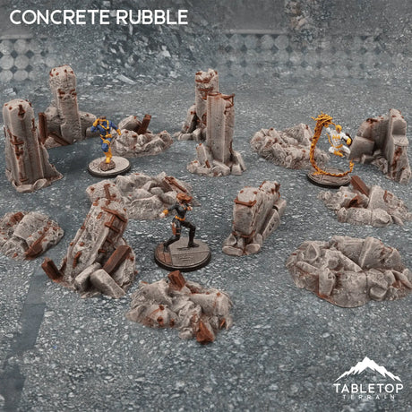 Tabletop Terrain Scatter Terrain Concrete Rubble